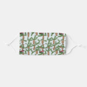 Pines & Grosbeaks Adult Cloth Face Mask (Front, Folded)