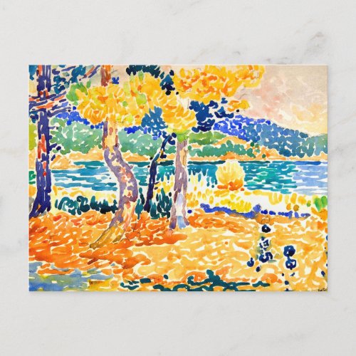 Pines on the Coast by Henri Edmond Cross Postcard