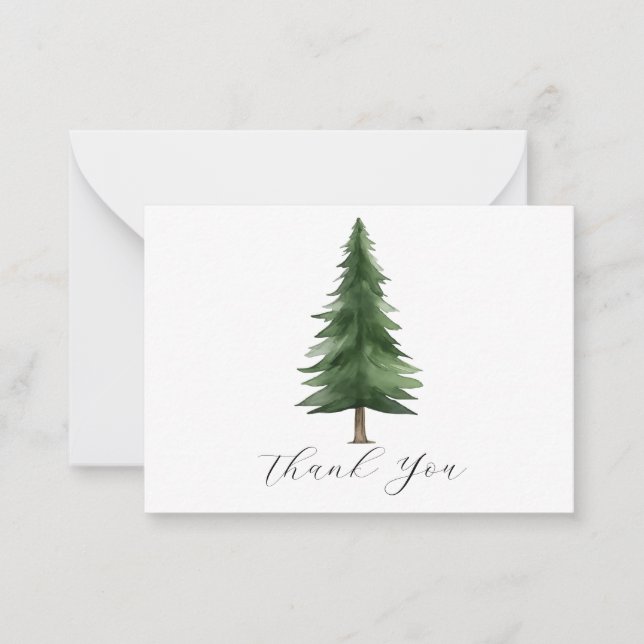 Pines Thank You Note Card (Front)