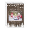 Pines Trees Snow Woodland Merry Christmas Photo