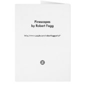Pinescape Greeting Card (Back)