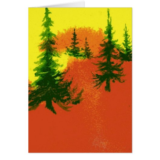 Pinescape Greeting Card (Front)