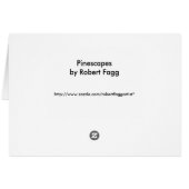 Pinescape Greeting Card (Back Horizontal)