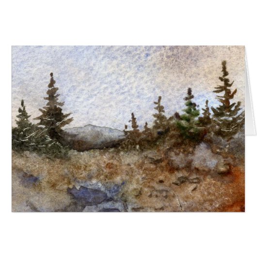 Pinescape Greeting Card (Front Horizontal)
