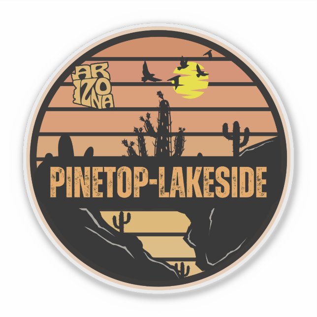 Pinetop-Lakeside, Arizona Sticker (Front)