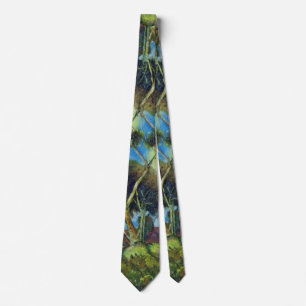 PINEWOOD IN TUSCANY LANDSCAPE NECK TIE
