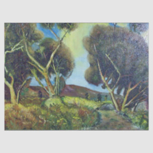 PINEWOOD IN TUSCANY LANDSCAPE TISSUE PAPER