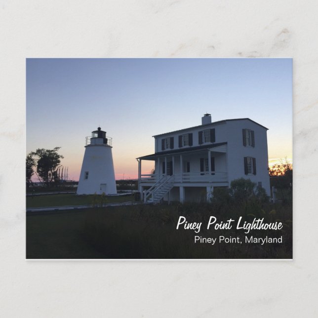 Piney Point Lighthouse Postcard (Front)