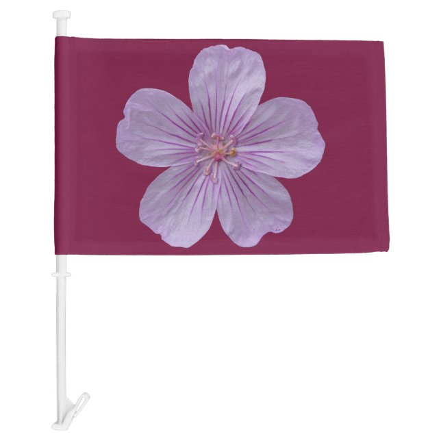 Pineywoods Geranium #1 Car Flag (Front)