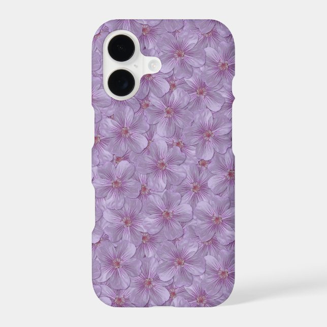 Pineywoods Geranium Seamless Pattern Iphone Case (Back)