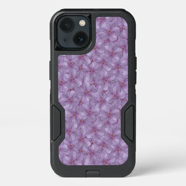 Pineywoods Geranium Seamless Pattern Otterbox iPhone Case (Back)