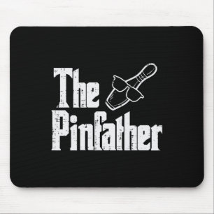 Pinfather Bowling Dad Fathers Day Bowler Daddy Pap Mouse Pad