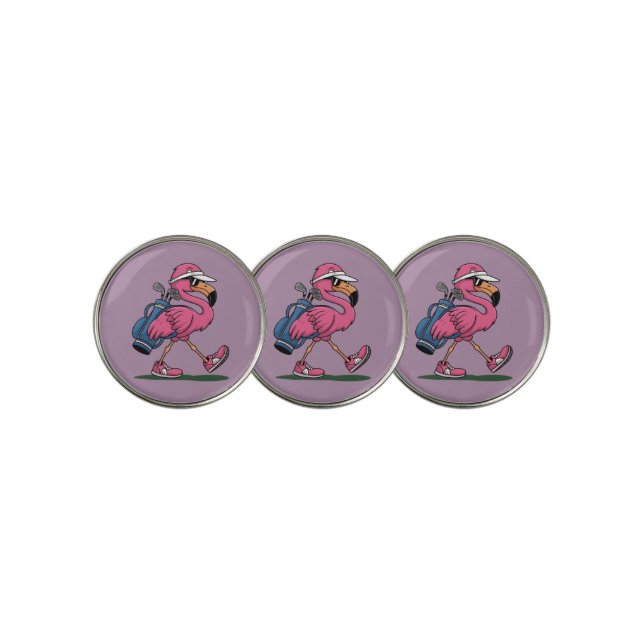 Ping Flamingo Golf Sunglasses Golf Lover  Ball Marker (3 Up)