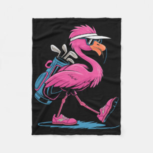 Ping Flamingo Golf Sungles Woman Ladies Men Golf L Fleece Blanket