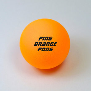 Ping Orange Pong Ball