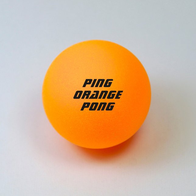 Ping Orange Pong Ping Pong Ball (Creator Uploaded)