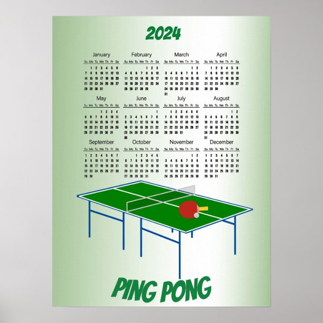 Ping Pong 2024 Calendar Poster Zazzle   Ping Pong 2024 Calendar Poster Ree9657d09a2045c0a4ead4b8cd43a005 Wv4 8byvr 630 