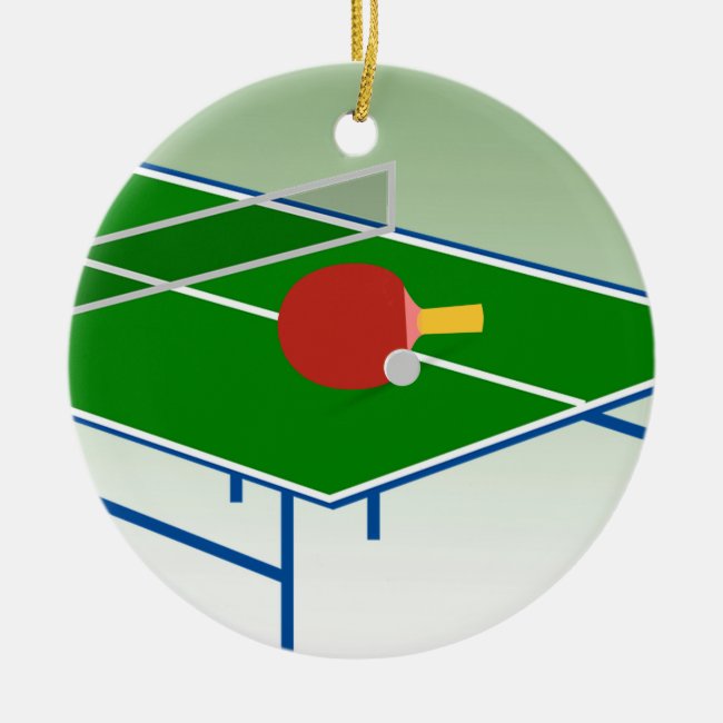 Ping Pong Abstract Ornament