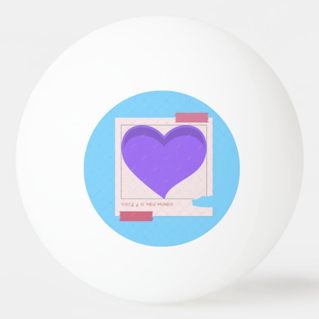 Ping Pong ball from my first song (Front)