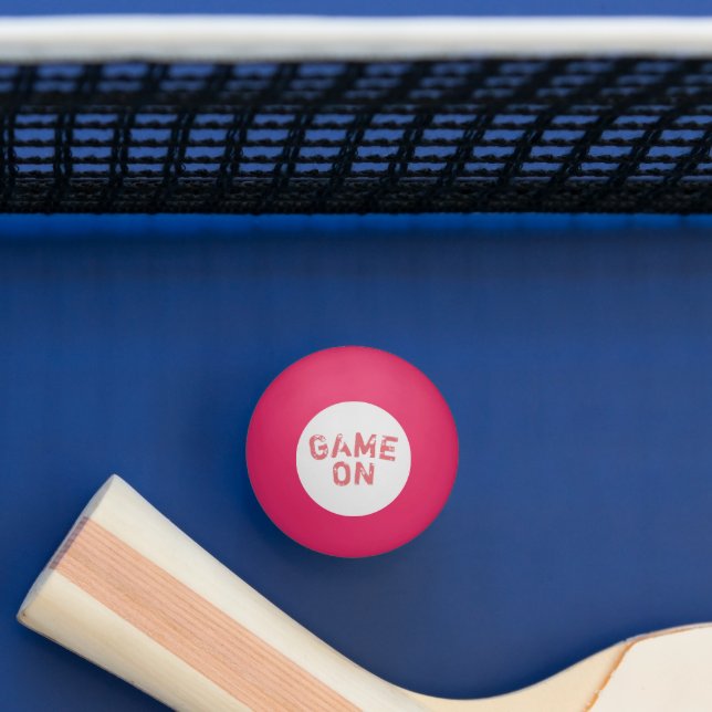Ping Pong Ball-Game On Ping-Pong Ball (Table)
