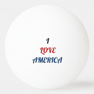 Ping Pong Ball - I Love America