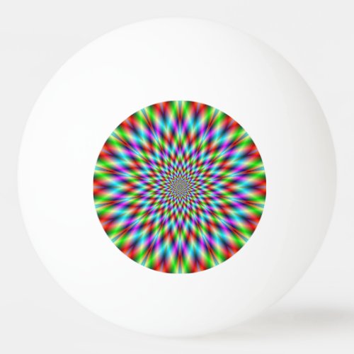 Ping Pong Ball  Neon Star Exploding