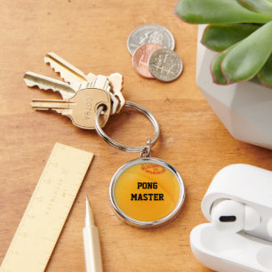 Ping Pong Ball Personalized Keychain