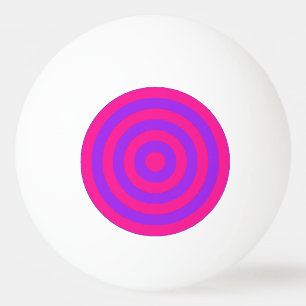 Ping Pong Ball - Pink and Purple Inner Circles