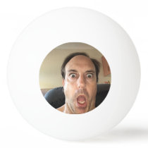 Ping Pong Ball with a funny view. Ping Pong Ball with a funny view.