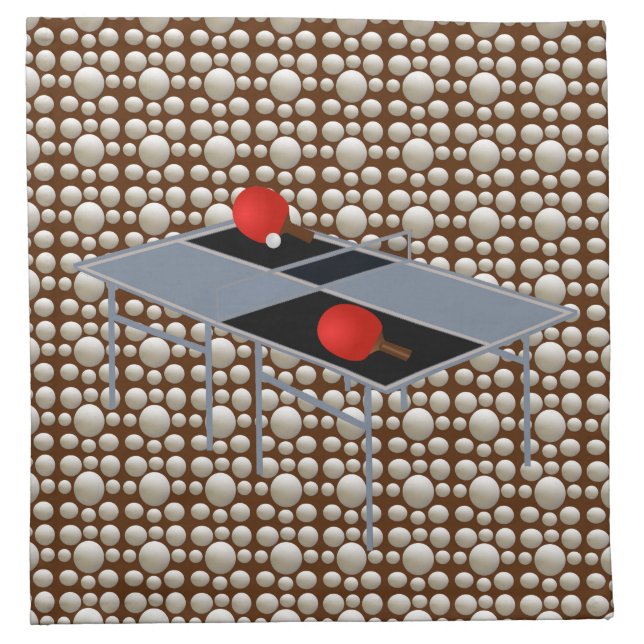 Ping Pong Balls, Napkin (Front)