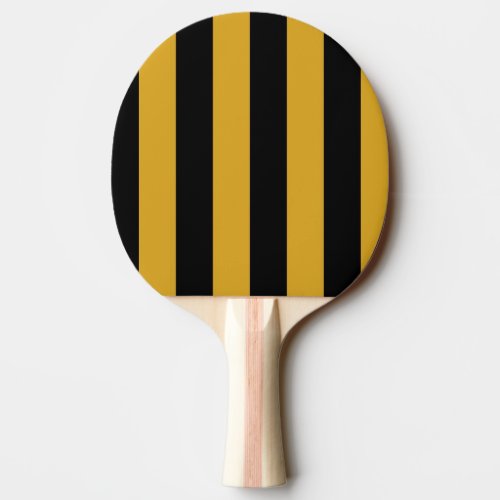 Ping Pong BatPaddle _ Black and Golden Rod Ping_Pong Paddle