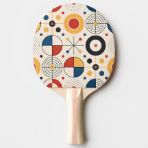 Ping pong blades geometric design