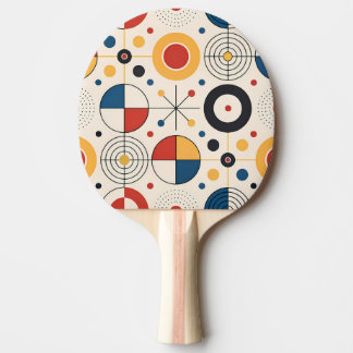 Ping pong blades geometric design ping pong paddle