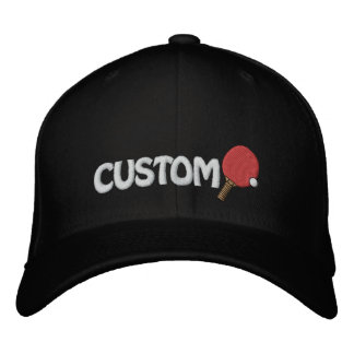 Ping Pong Champ Hat Table Tennis Customizable