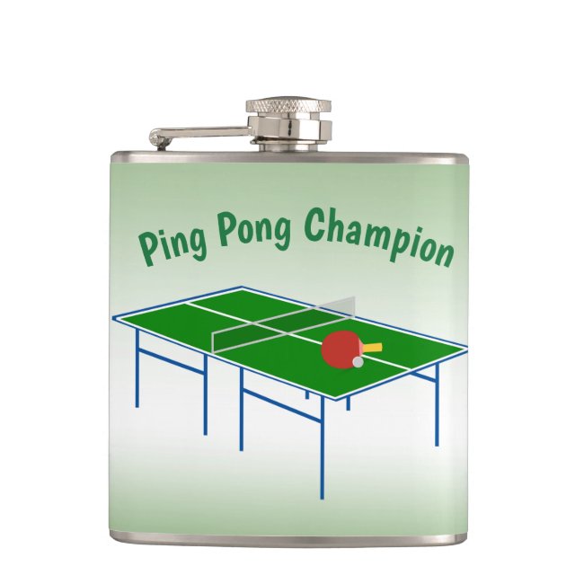 Ping Pong Champion Flask