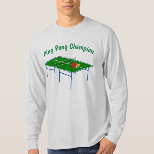 Ping Pong Champion Long_sleeve Shirt