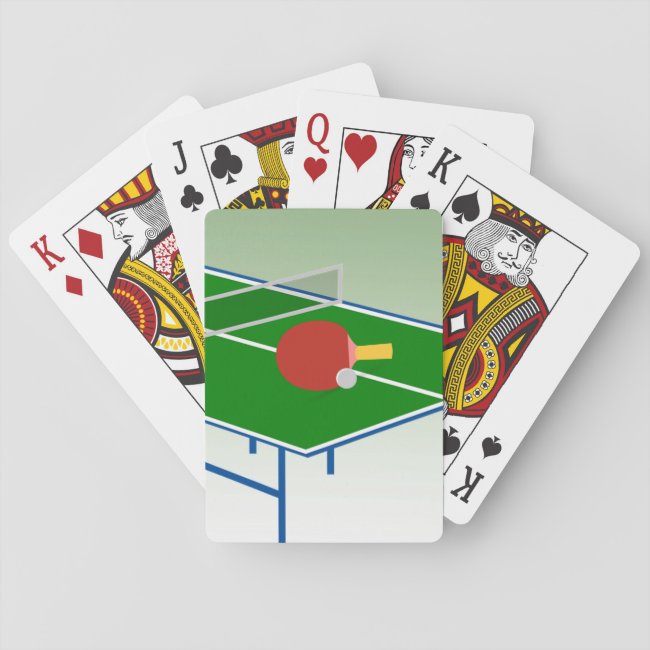 Ping Pong Champion Playing Cards