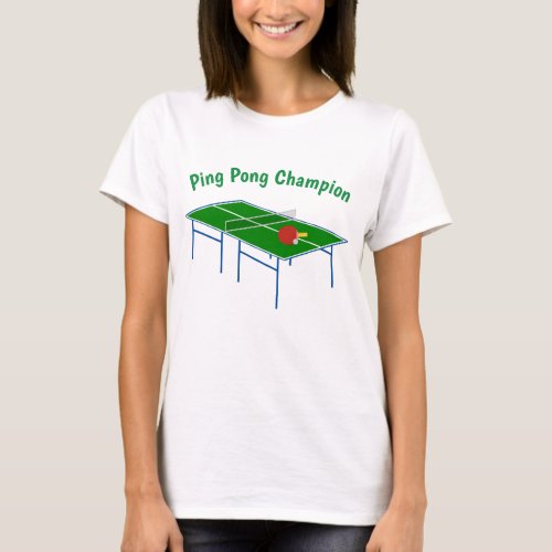 Ping Pong Champion T_shirt