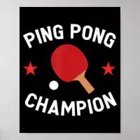 Ping Pong 2024 Calendar Poster, Zazzle