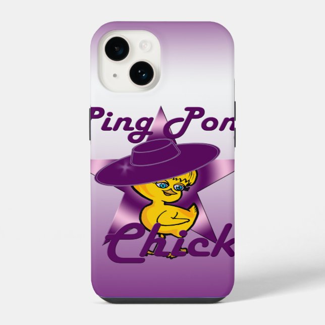 Ping Pong Chick #9 Iphone Case (Back)