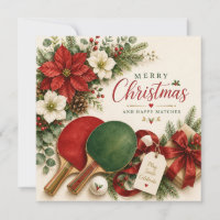 Ping pong Christmas themed