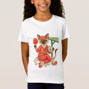 Ping Pong Christmas themed for cat lovers T-Shirt