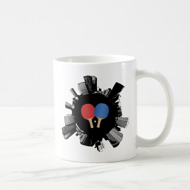 Ping Pong City Coffee Mug (Right)