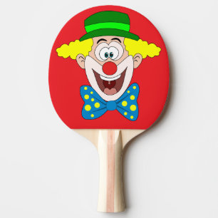 Ping Pong Clown Circus Pala laughing Paddle