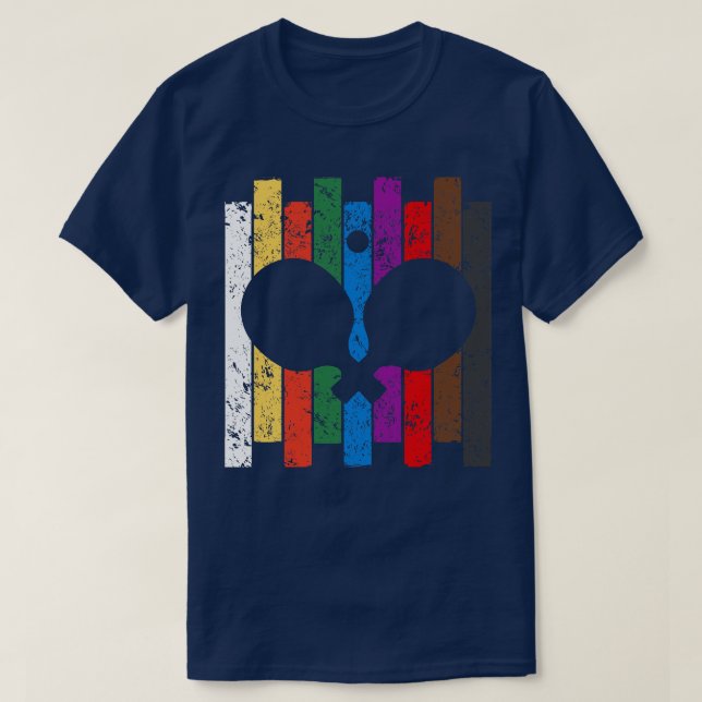Ping Pong Colors T-Shirt (Design Front)