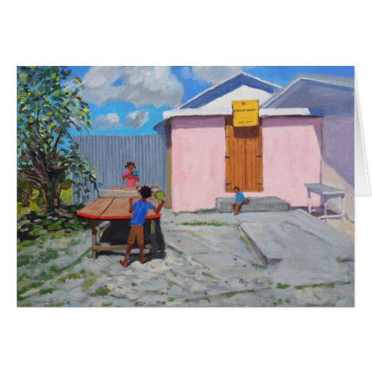 Ping Pong De African Queen Hideaway Cards (Front Horizontal)