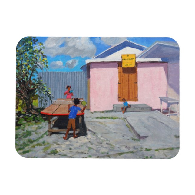 Ping Pong De African Queen Hideaway Magnet (Horizontal)