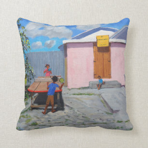 Ping Pong De African Queen Hideaway Throw Pillow