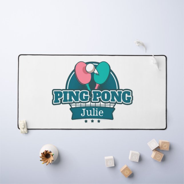 Ping Pong Desk Mat (Kids Table)