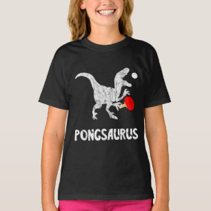 Ping Pong Dinosaurs Pingpong Player Dino Table Ten T-Shirt